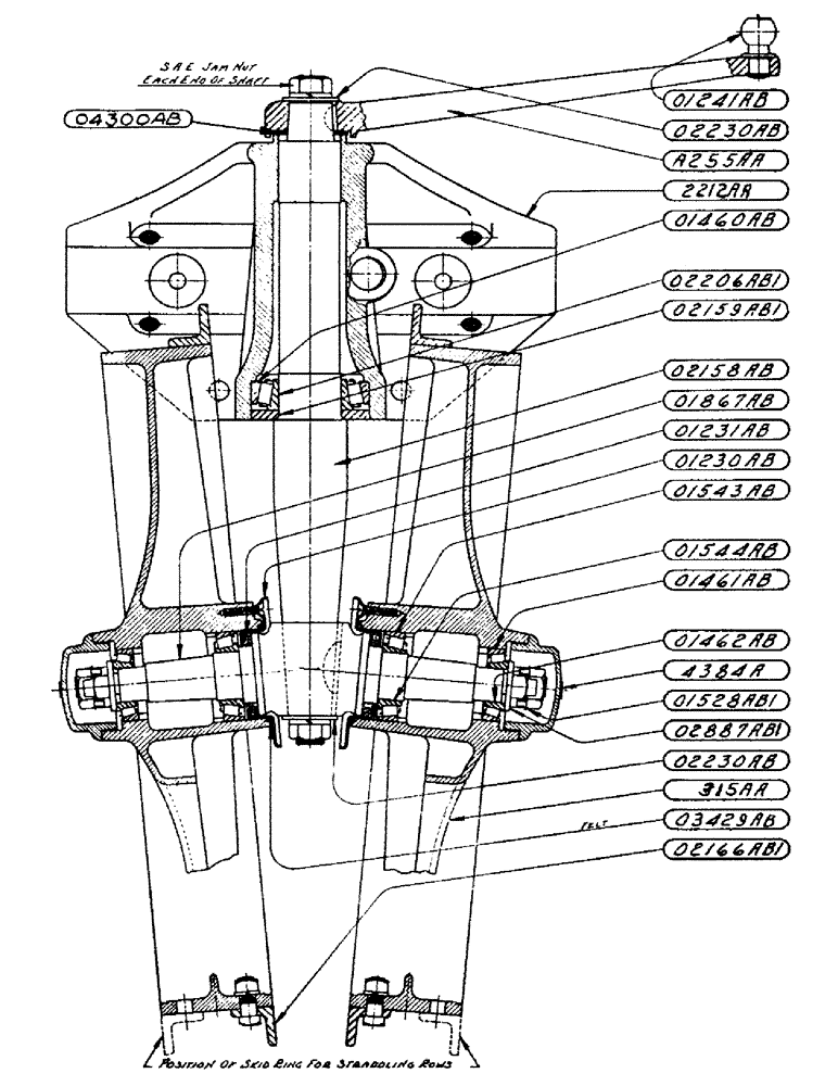 Схема запчастей Case IH DC-SERIES - (090) - DUAL FRONT WHEEL AND SPINDLE ASSEMBLY, FOR "DC" TRACTOR (06) - POWER TRAIN