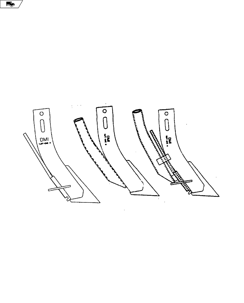 Схема запчастей Case IH FERTILIZER - (58.110.01) - TUFF-ONE 11 CHROMIUM CARBIDE KNIVES (58) - ATTACHMENTS/HEADERS