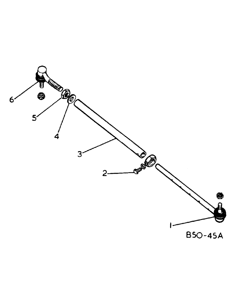 Схема запчастей Case IH 884 - (14-07) - TIE ROD ASSEMBLY, ADJUSTABLE FRONT AXLE, STRAIGHT, 52 TO 77 IN. TREAD, UTILITY TRACTORS Suspension