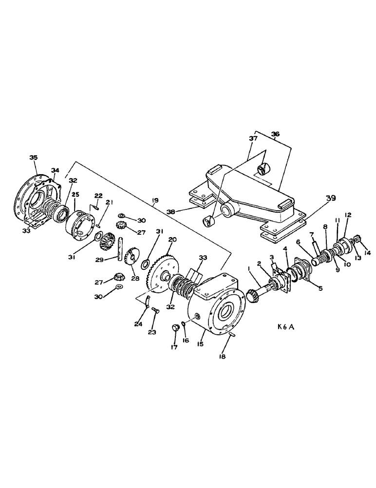 Схема запчастей Case IH 884 - (07-55) - DIFFERENTIAL, ALL WHEEL DRIVE, KIMCO AXLE (04) - Drive Train