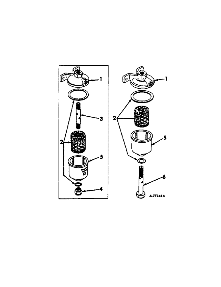 Схема запчастей Case IH C-301 - (E-36[A]) - FUEL FILTER, LP GAS ENGINES 