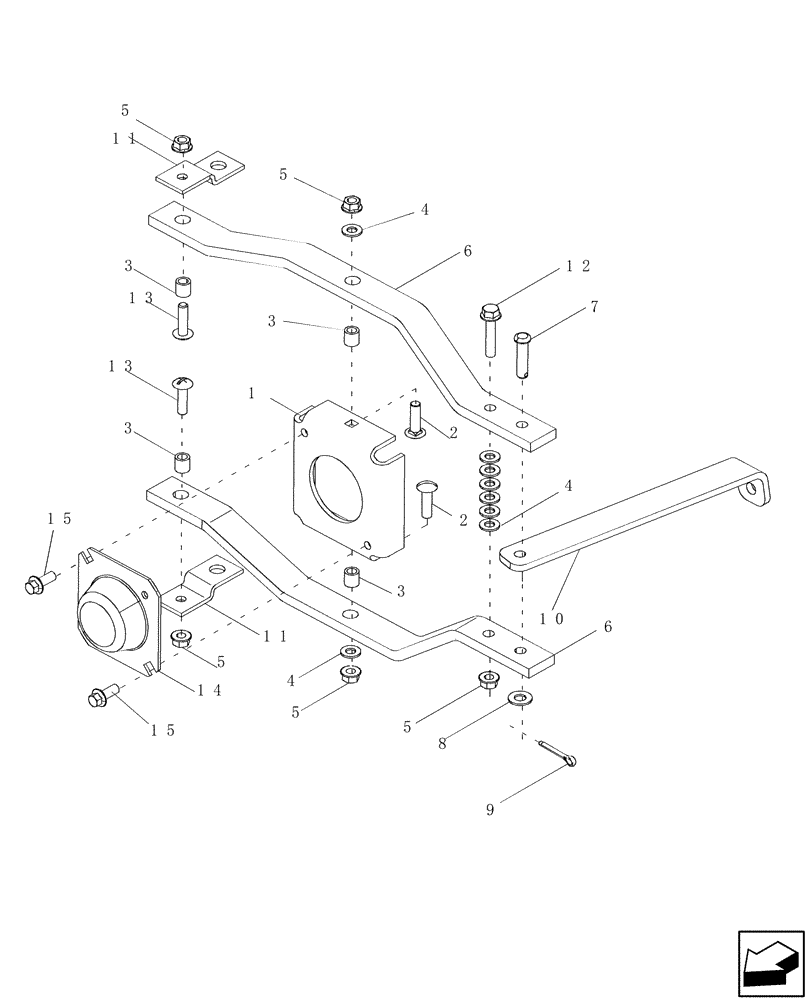 Схема запчастей Case IH 5130 - (74.136.02) - CONTROL ASSEMBLY, CLEANING FAN SPEED (74) - CLEANING