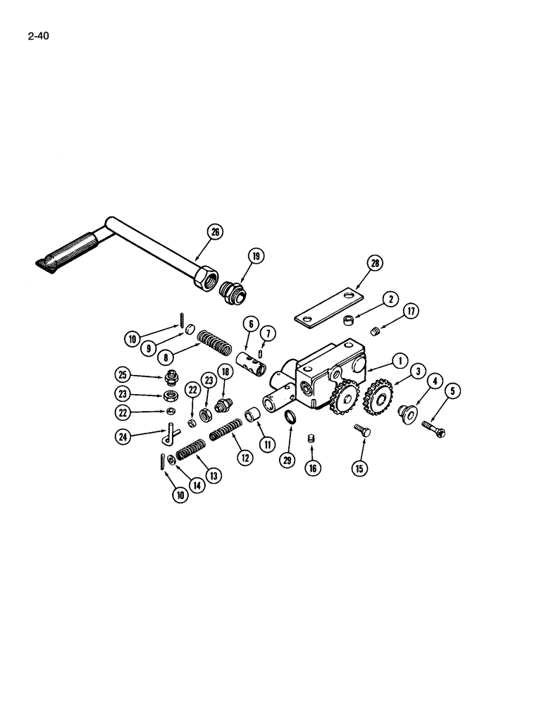 Схема запчастей Case IH 3594 - (2-040) - OIL PUMP, 504BDT DIESEL ENGINE (02) - ENGINE