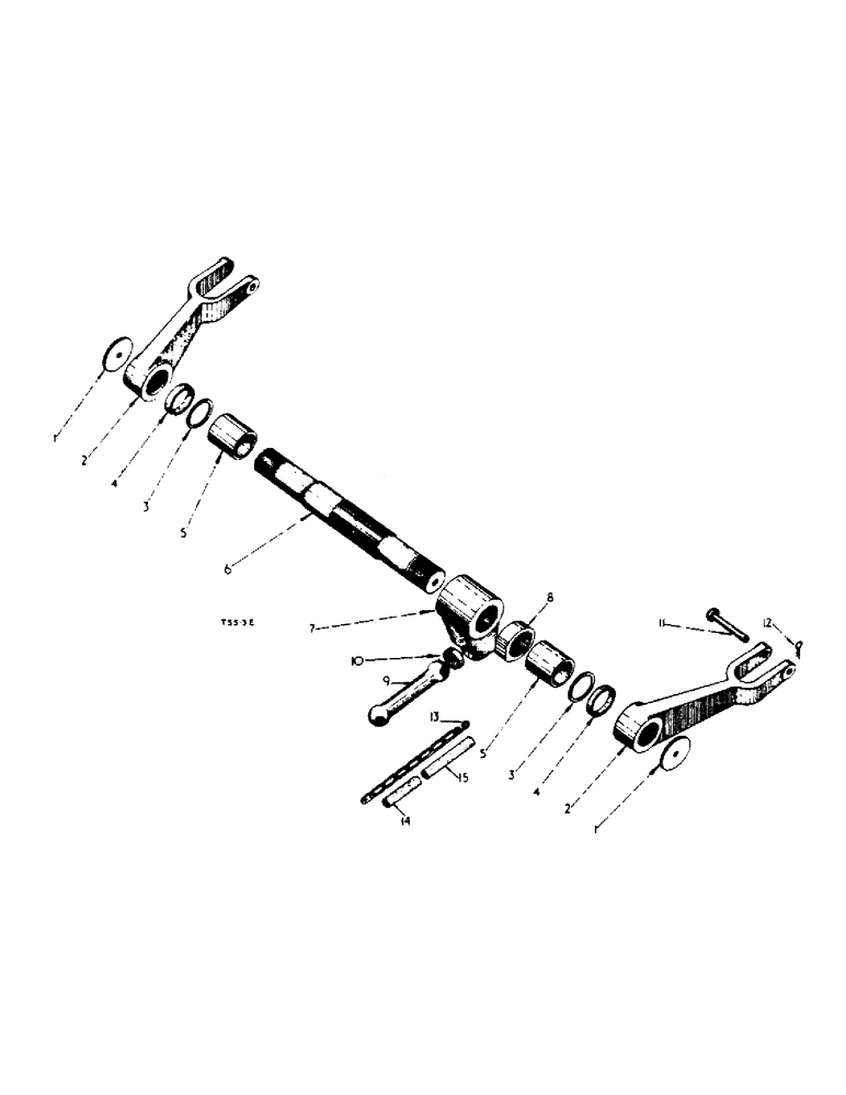 Схема запчастей Case IH 444 - (5-07) - HYDRAULIC LIFT ARMS, HYDRAULIC LIFT ATTACHMENT, VARY TOUCH (08) - HYDRAULICS