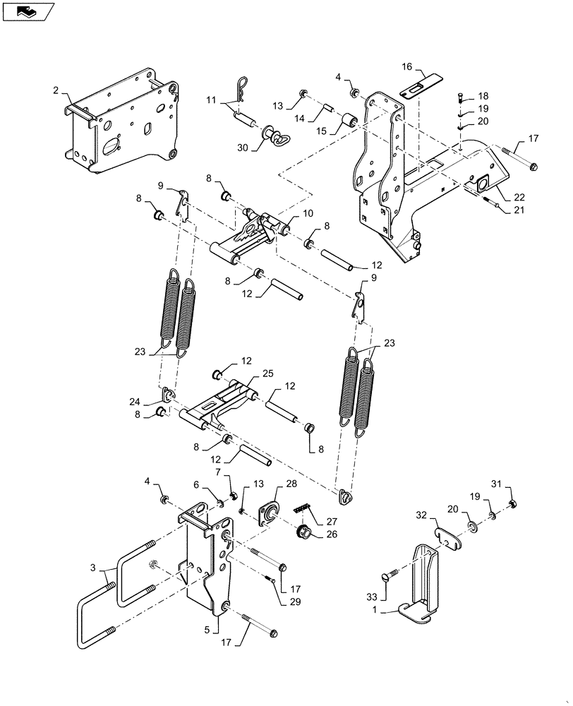 Схема запчастей Case IH 4025 - (77.105.AG[01]) - OPENER ARM AND MOUNT (77) - SEEDING/PLANTING