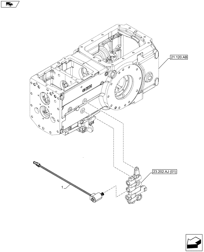 Схема запчастей Case IH FARMALL 85C - (55.024.AH[03]) - VAR - 390381 - SOLENOID VALVE, SOLENOID (55) - ELECTRICAL SYSTEMS