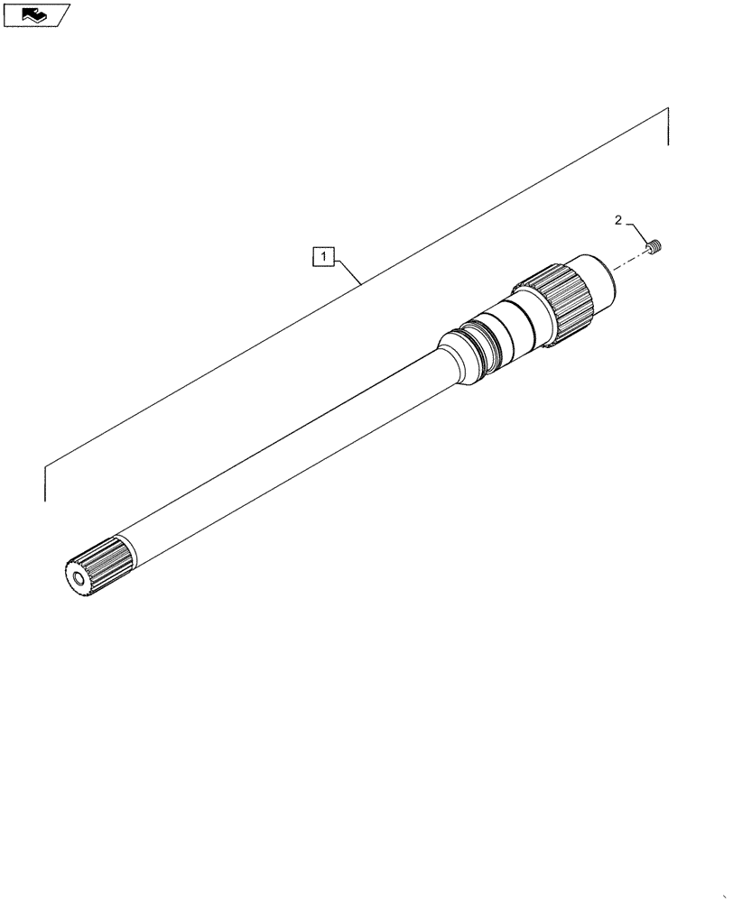 Схема запчастей Case IH MAGNUM 310 - (21.507.AG[09]) - VAR - 429334, 429335 - TRANSMISSION - CVT - STANDARD PTO OUTPUT SHAFT (21) - TRANSMISSION