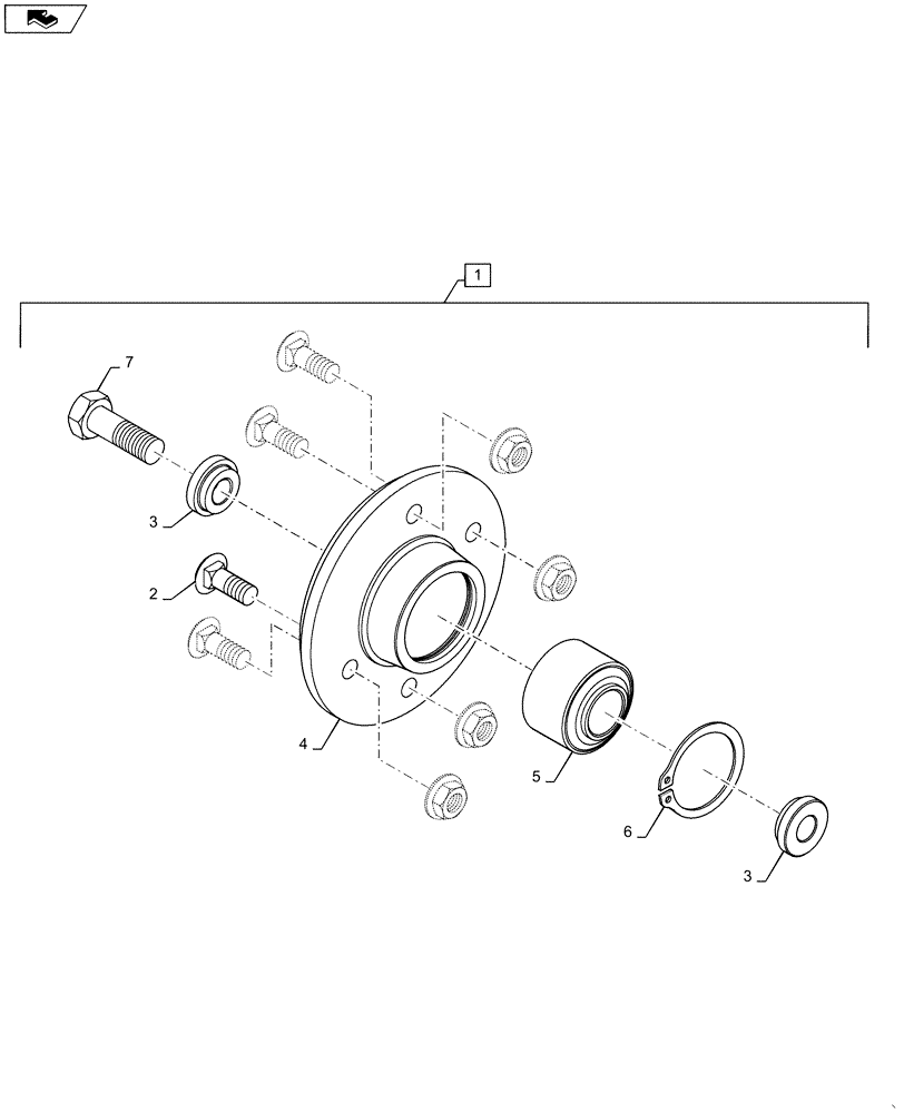 Схема запчастей Case IH 4025 - (77.105.AG[09]) - UNIT MOUNT, COULTER MOUNT ASSEMBLY (77) - SEEDING/PLANTING