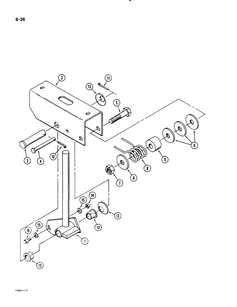 Схема запчастей Case IH STEIGER - (6-36) - TRANSMISSION SHIFT CONTROLS, PULSER CONTROL, PRIOR TO P.I.N. JCB0002116 (06) - POWER TRAIN