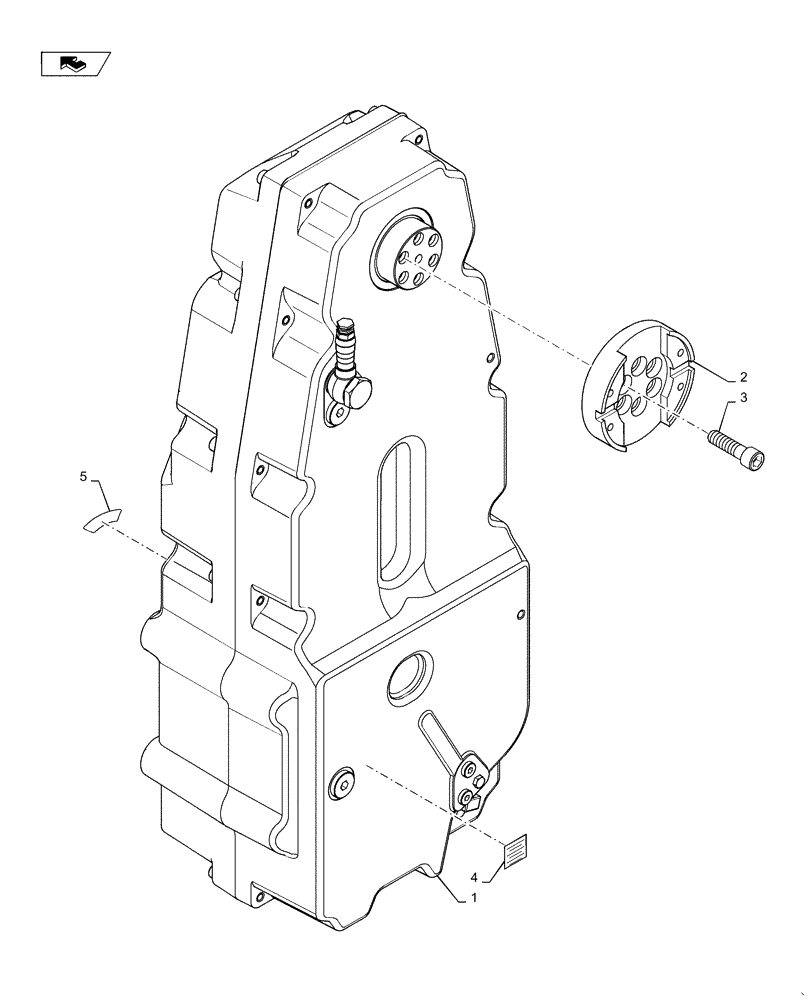 Схема запчастей Case IH MAGNUM 280 - (31.146.AT[01]) - VAR - 330847 - FPTO GEARBOX ASSEMBLY - NA (31) - IMPLEMENT POWER TAKE OFF