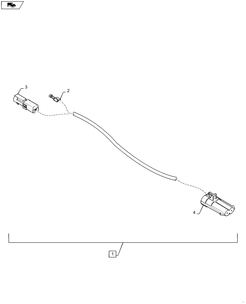 Схема запчастей Case IH 1265 - (55.635.AH[01]) - PNEUMATIC DOWN PRESSURE COMPRESSOR HARNESS (55) - ELECTRICAL SYSTEMS