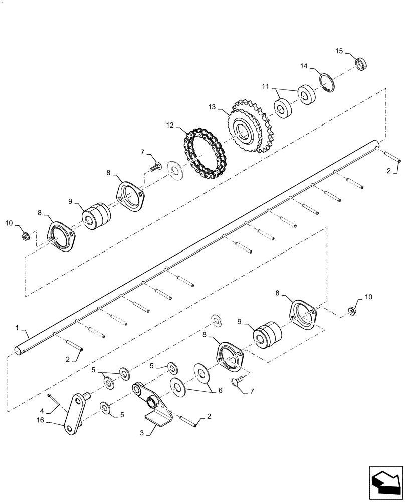 Схема запчастей Case IH 500 - (77.904.AC[03]) - AGITATOR ASSY (77) - SEEDING/PLANTING