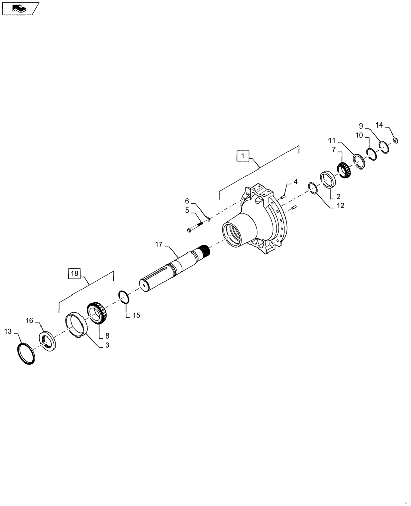 Схема запчастей Case IH MAGNUM 380 - (27.100.AK[06]) - VAR - 429357 - REAR AXLE ASSY 5 X 98 INCH, MAGNUM 340, 380 (27) - REAR AXLE SYSTEM