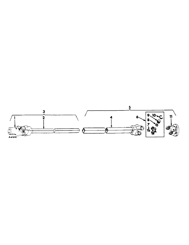 Схема запчастей Case IH 115 - (E-08) - POWER DRIVE EQUIPMENT, ROCKWELL STANDARD 