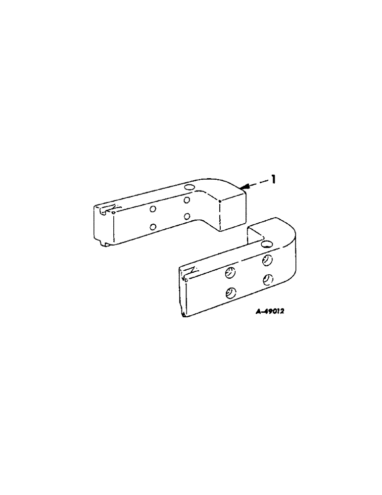 Схема запчастей Case IH 330 - (310) - MISCELLANEOUS EQUIPMENT, FRONT BOLSTER WEIGHTS, INTERNATIONAL 330, 340, AND 340 DIESEL Miscellaneous Equipment