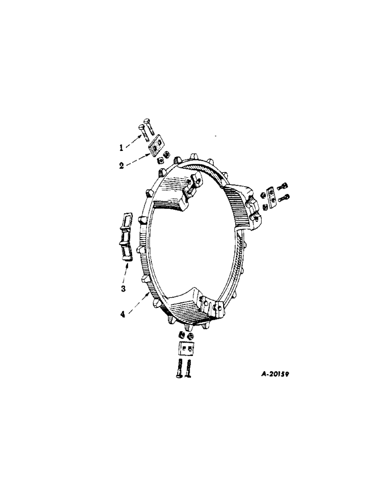 Схема запчастей Case IH 5 - (Y-7) - DRIVE SPROCKETS, FOR 32 TO 40 IN. STEEL DRIVE WHEELS, 1927 TO 1966 