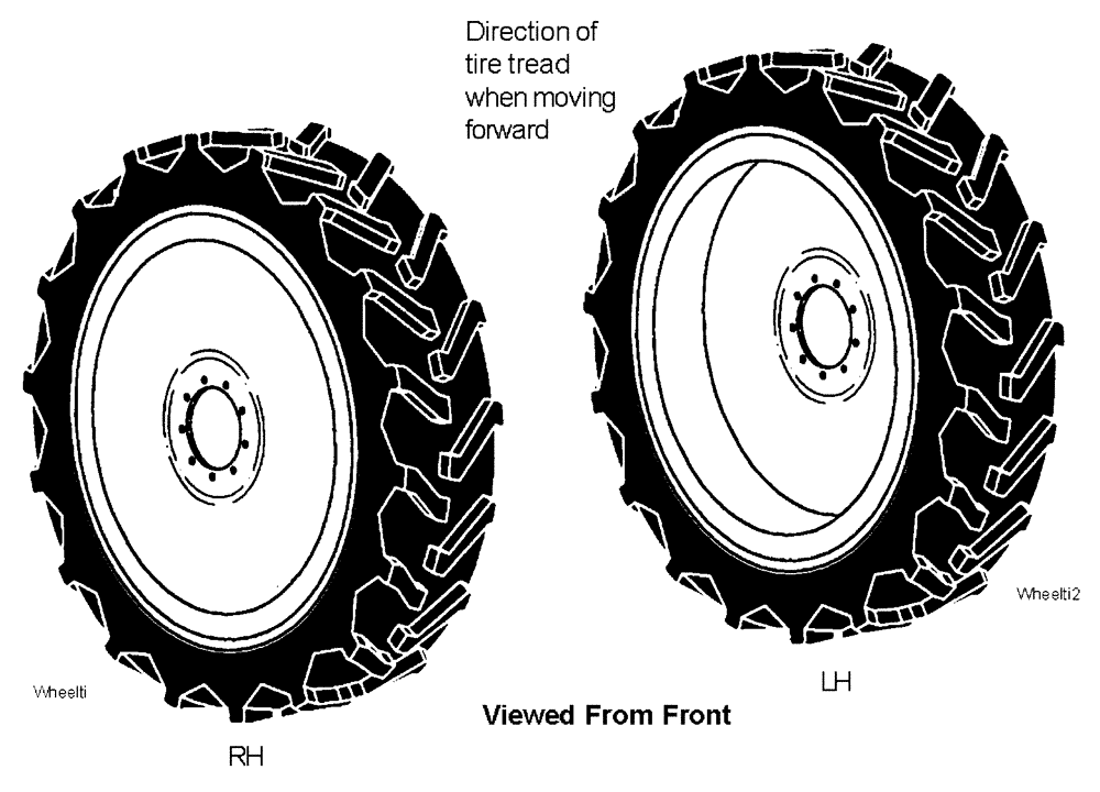 Схема запчастей Case IH PATRIOT XL - (05-002) - WHEEL & TIRE Hub, Wheel & Tires