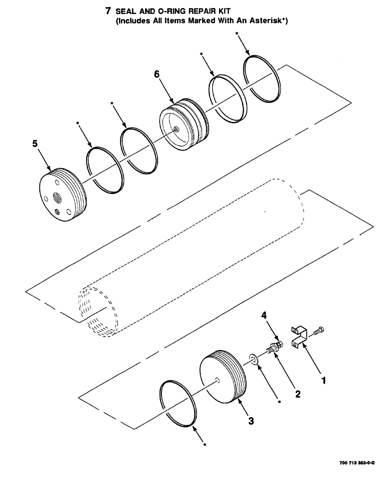 Схема запчастей Case IH 8870 - (08-34) - HYDRAULIC ACCUMULATOR ASSEMBLY (35) - HYDRAULIC SYSTEMS