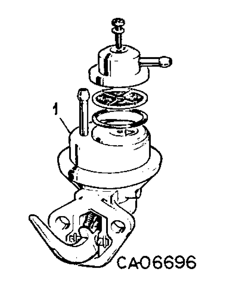 Схема запчастей Case IH 4140 - (12-12) - FUEL PUMP (04) - Drive Train