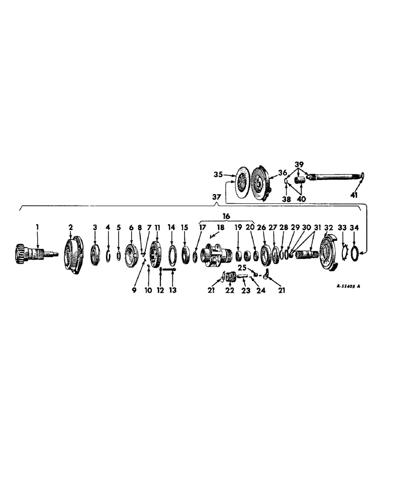 Схема запчастей Case IH 664 - (07-12) - DRIVE TRAIN, TORQUE AMPLIFIER (04) - Drive Train