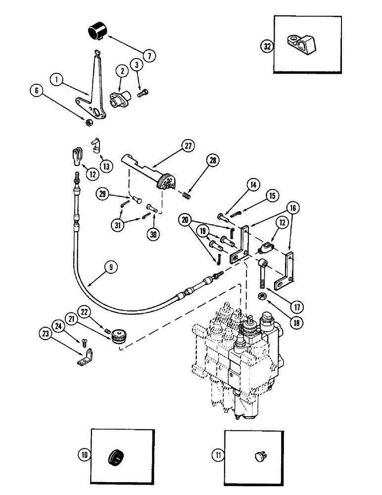 Схема запчастей Case IH 3294 - (8-302) - REMOTE HYDRAULICS, REMOTE ATTACHMENT - NO. 3 CIRCUIT, WITH LOAD CHECK (08) - HYDRAULICS