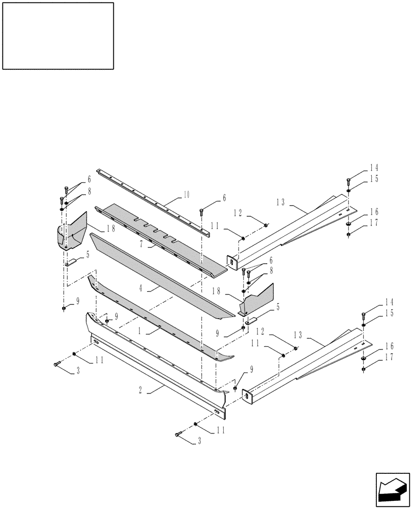 Схема запчастей Case IH 7230 - (74.110.04) - GRAIN PAN, SUPPORTS & SEALS (74) - CLEANING