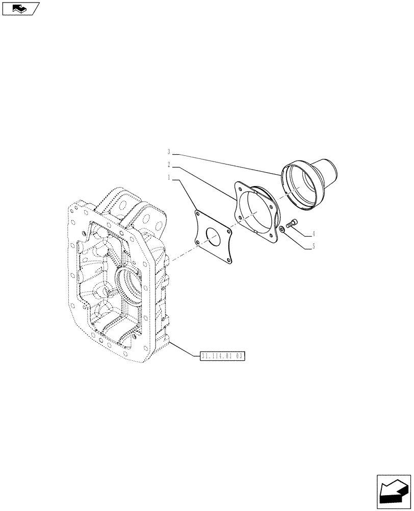 Схема запчастей Case IH PUMA 230 - (31.114.0202) - SLIDER TOW HOOK WITH AUTO SWIVEL COUPLING - POWER TAKE-OFF SHAFT COVER - FRENCH TYPE (VAR.720887-743225-720089-743180-720928-720897-728947) (31) - IMPLEMENT POWER TAKE OFF