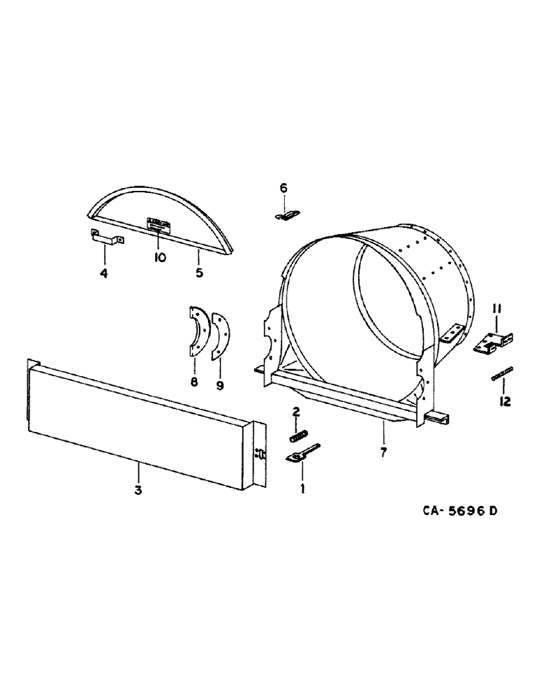 Схема запчастей Case IH 1482 - (21-09) - THRESHING ROTOR AND CONCAVES, CONE (14) - THRESHING