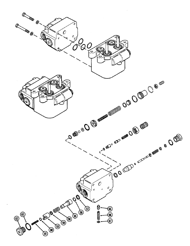 Схема запчастей Case IH 2590 - (7-244) - POWER BRAKE VALVE (07) - BRAKES