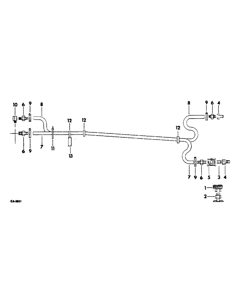 Схема запчастей Case IH 4366 - (12-05) - POWER, FUEL PIPES AND CONNECTIONS, 4366 TRACTORS Power
