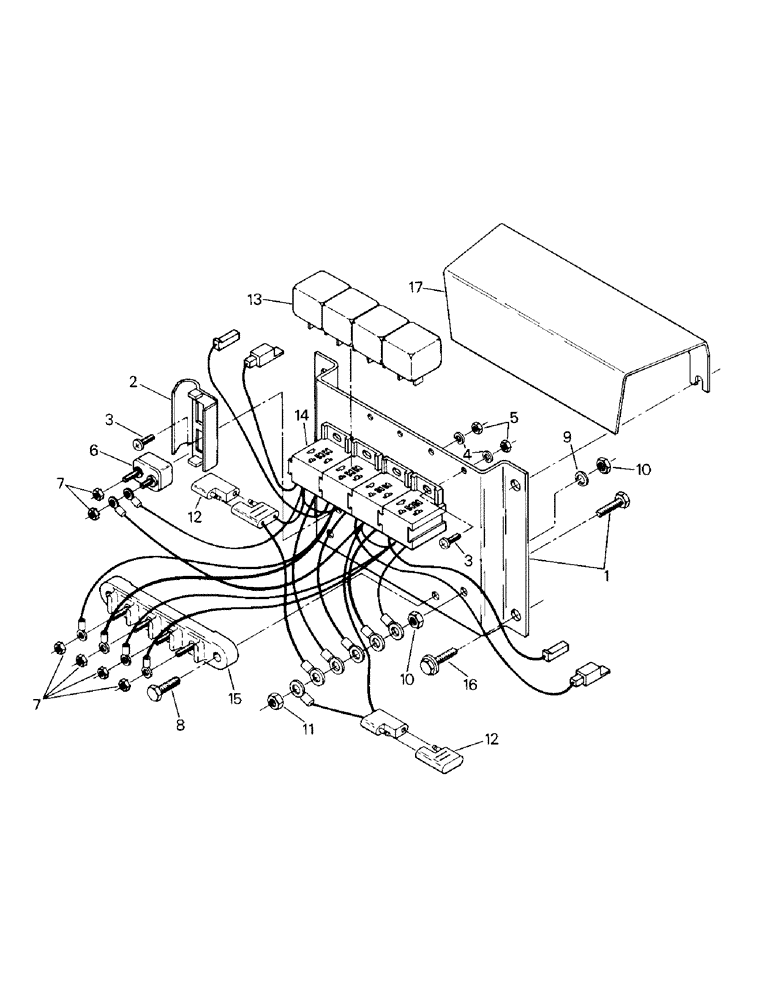 Схема запчастей Case IH STEIGER - (04-36) - INSTRUMENTATION GROUP (04) - Drive Train