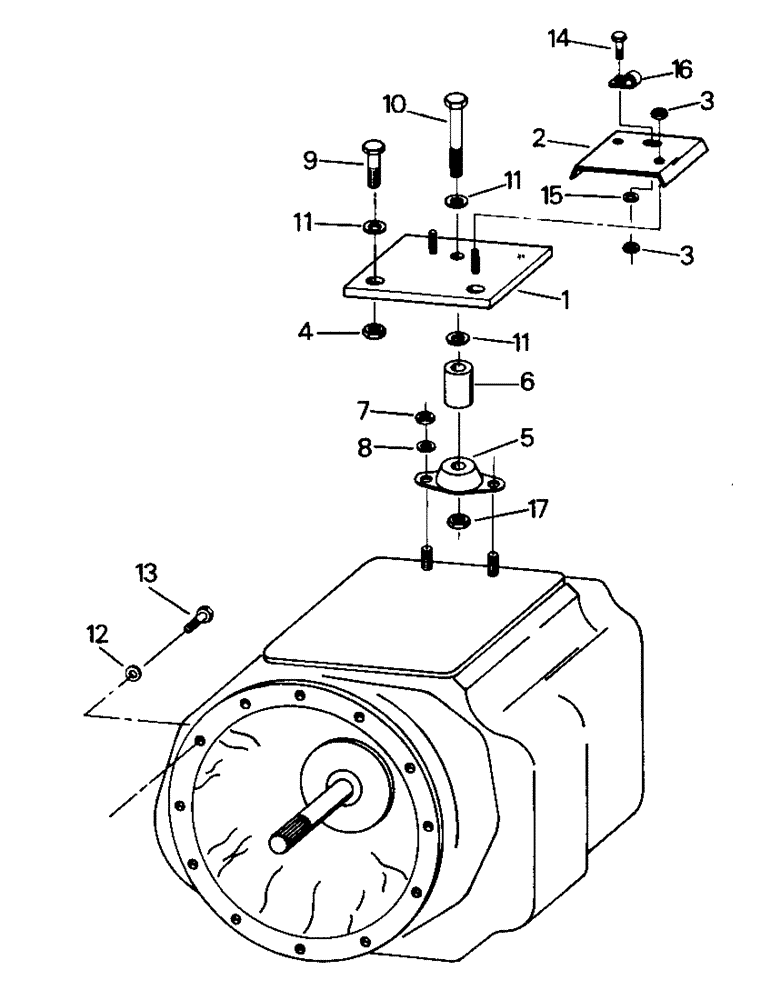 Схема запчастей Case IH ST225 - (04-25) - TRANSMISSION MOUNTING (04) - Drive Train