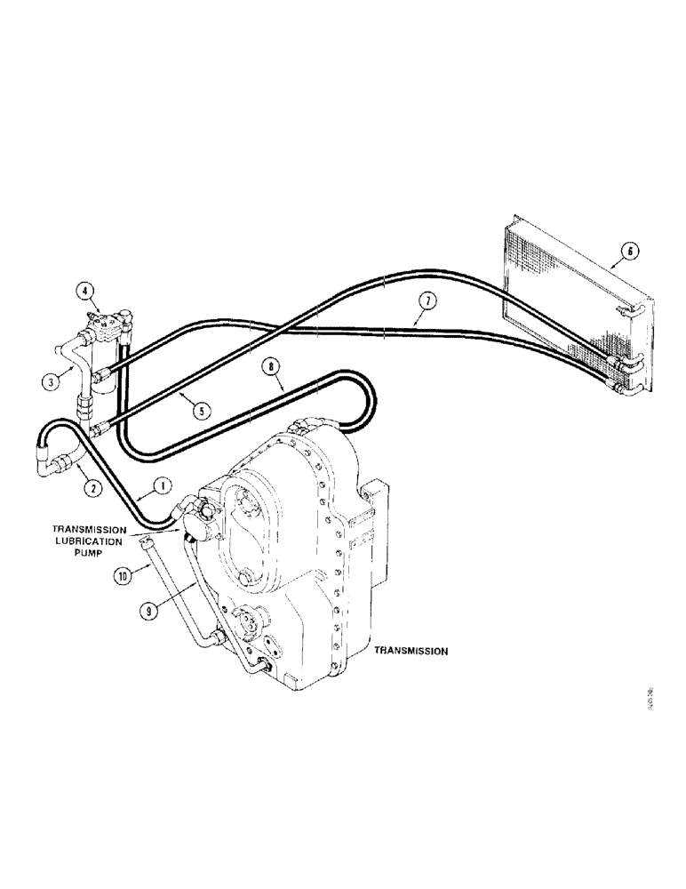 Схема запчастей Case IH 9310 - (1-012) - TRANSMISSION LUBRICATION WITHOUT PTO (00) - PICTORIAL INDEX