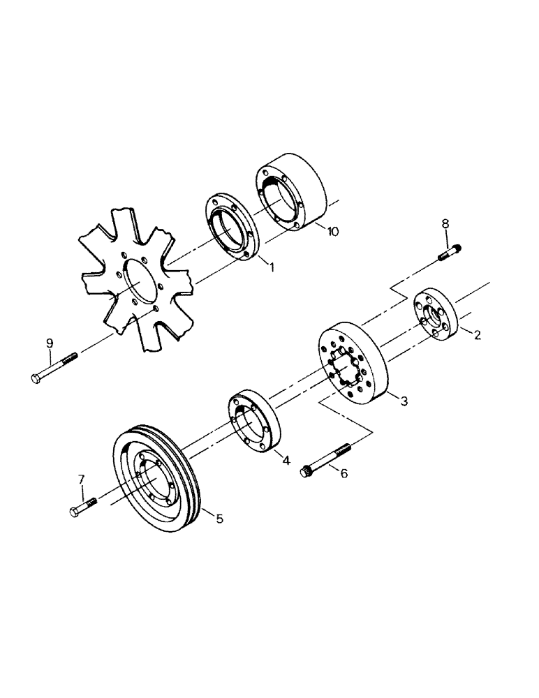 Схема запчастей Case IH ST470 - (10-06) - ACCESSORY DRIVE PULLEYS, CUMMINS ENGINE Options & Miscellaneous