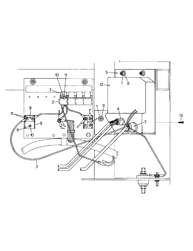 Схема запчастей Case IH CR-1225 - (10-05) - 3-POINT ELECTRONIC BOX AND MOUNTING Options & Miscellaneous