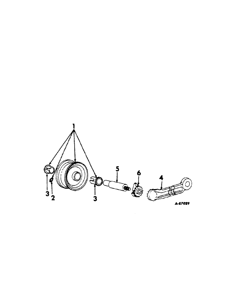 Схема запчастей Case IH 230 - (J-13) - OUTER SHOE WHEEL 