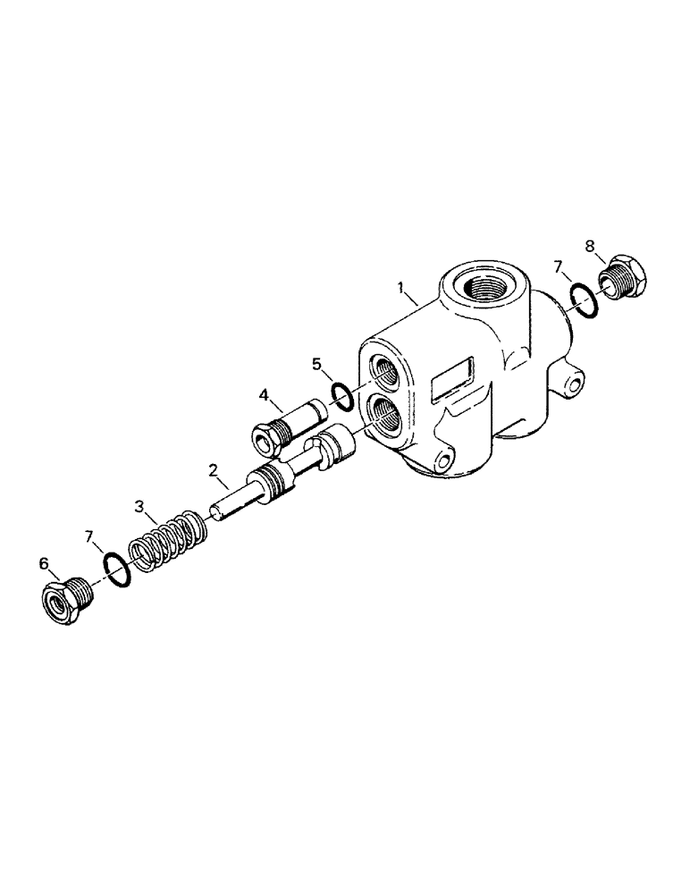 Схема запчастей Case IH CP-1325 - (08-16) - PRIORITY VALVE ASSEMBLY (07) - HYDRAULICS