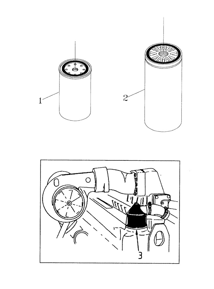 Схема запчастей Case IH 7700 - (C01[10]) - FILTERS {3306} Engine & Engine Attachments