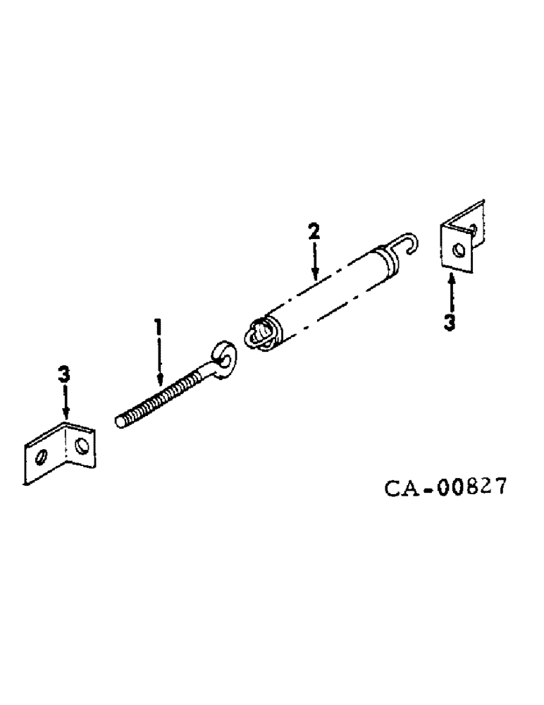 Схема запчастей Case IH 386 - (AF-07) - PRESSURE SPRING ATTACHMENT, PLANTER UNIT, QUANTITIES SHOWN ARE PER PLANTER UNIT 