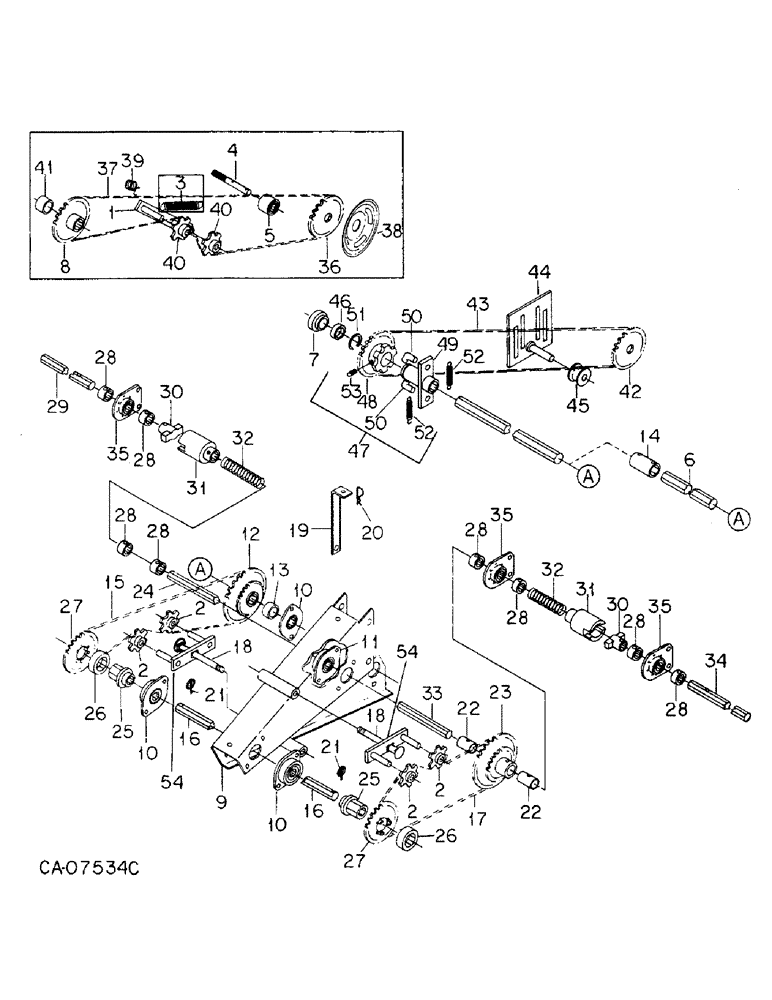 Схема запчастей Case IH 800 - (06-09) - DRIVE, SEED DRIVE, UNITS H, J, K, L, N, P, Q, R, U, V, Z, AA AND AB (06) - POWER TRAIN