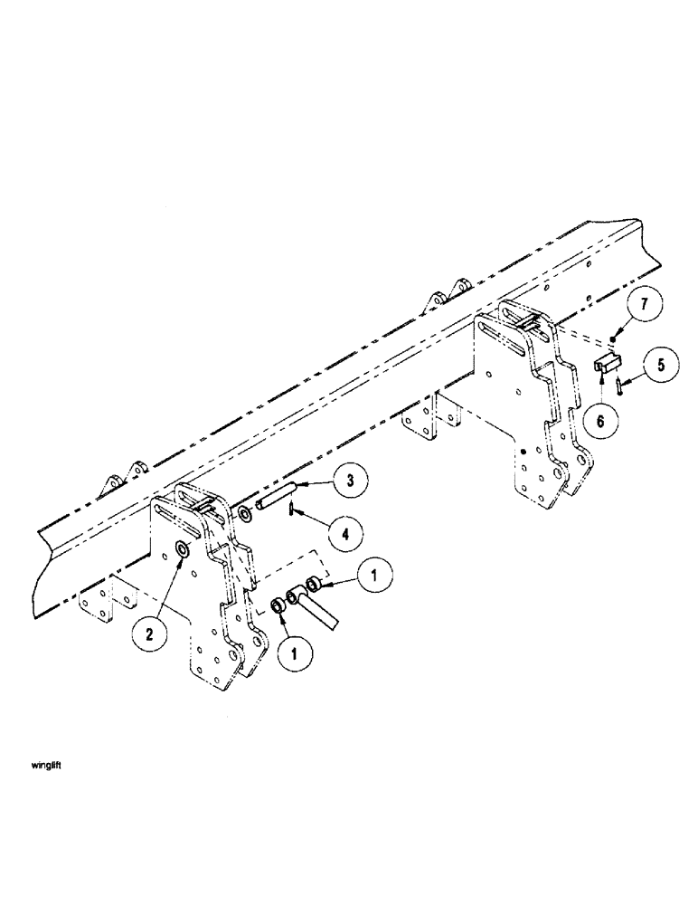 Схема запчастей Case IH SDX30 - (2.110.1) - WING LIFT (07) - HYDRAULICS