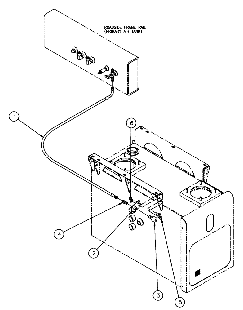 Схема запчастей Case IH FLX4375 - (07-016) - REMOTE COUPLING GROUP Pneumatics