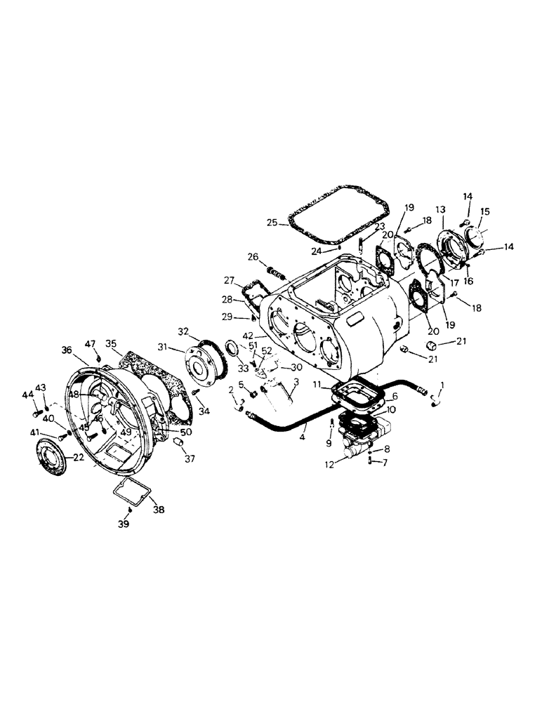 Схема запчастей Case IH STEIGER - (04-22) - CASE, BEARING CAPS AND RELATED PARTS, SPICER (04) - Drive Train