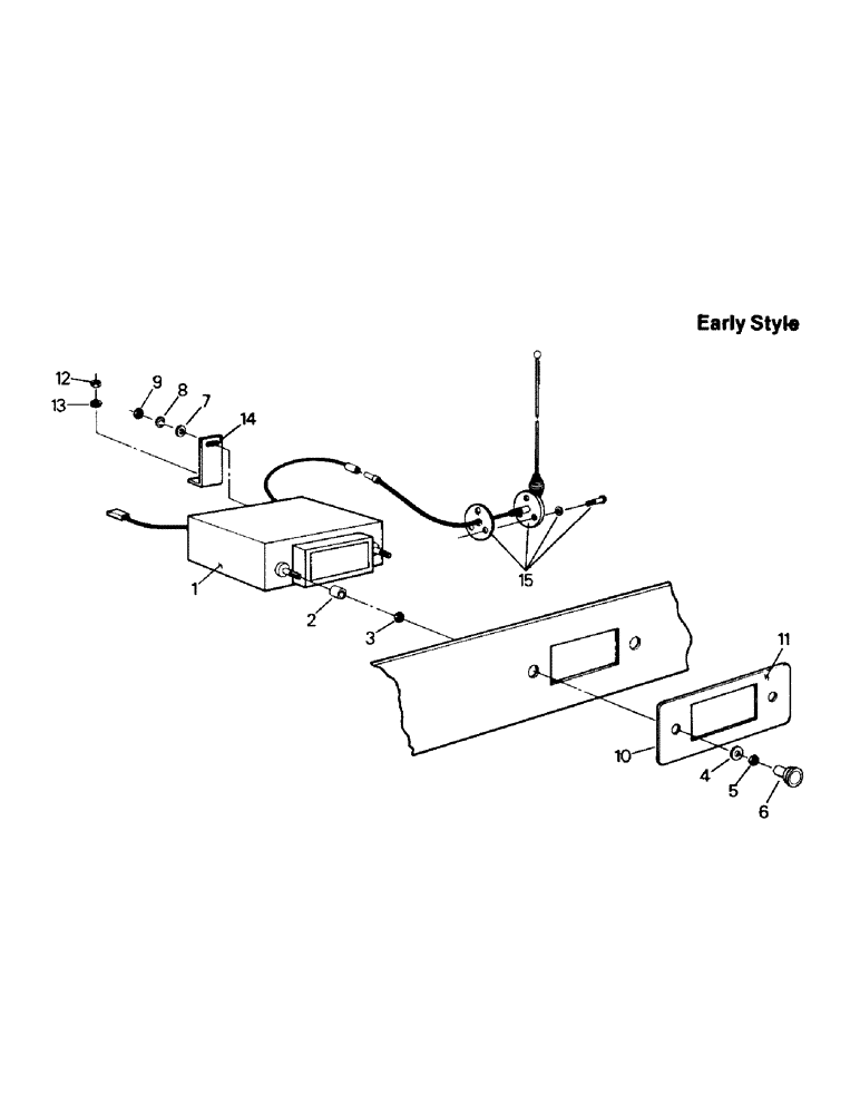 Схема запчастей Case IH PTA325 - (01-29) - RADIO & MOUNTING (10) - CAB