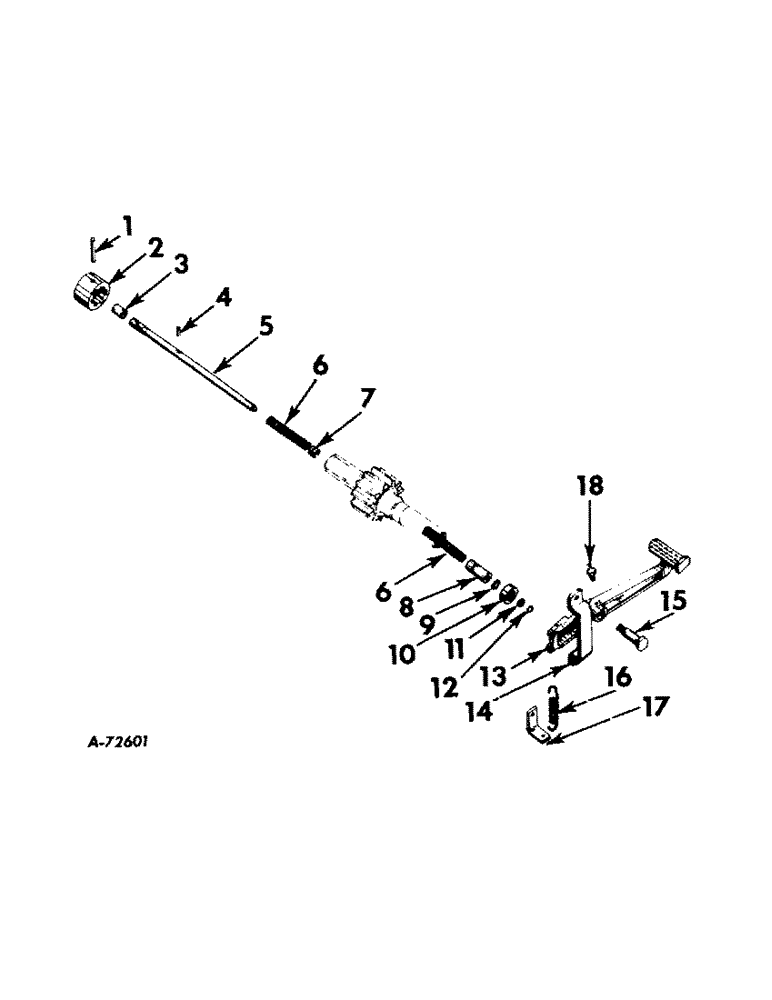 Схема запчастей Case IH 2424 - (095) - REAR FRAME AND DRIVING MECHANISMS, DIFFERENTIAL LOCK Rear Frame & Driving Mechanisms