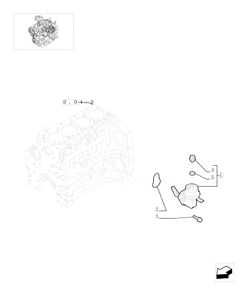 Схема запчастей Case IH MAXXUM 100 - (0.20.1) - FUEL PUMP (STD + VAR.330003-332115-332116) (01) - ENGINE