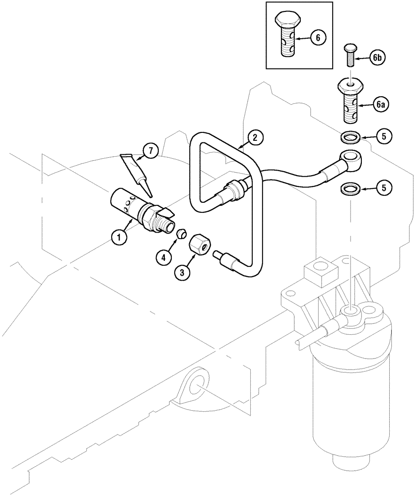 Схема запчастей Case IH MX170 - (02-24) - THERMOSTART ATTACHMENT (10) - ENGINE