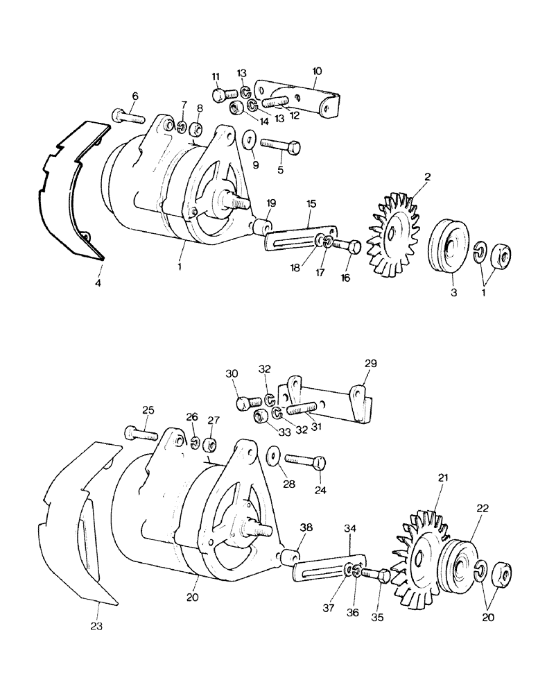 Схема запчастей Case IH 1490 - (S01-1) - ALTERNATOR (06) - ELECTRICAL SYSTEMS