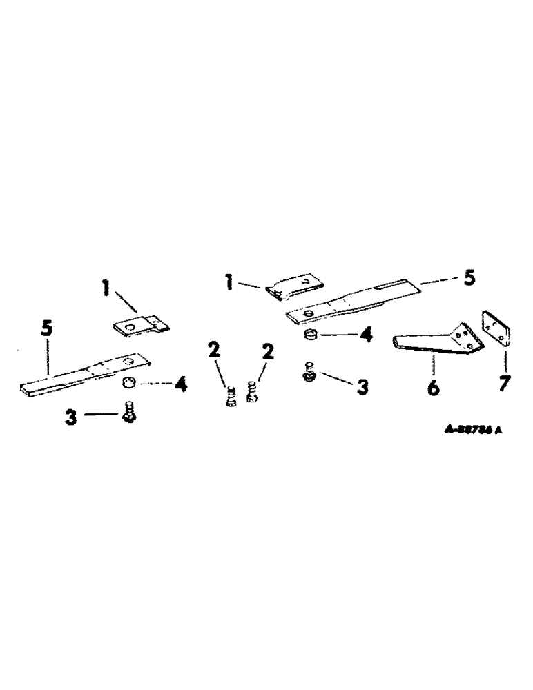 Схема запчастей Case IH 711 - (R-15) - SHREDDING ATTACHMENT, BLADES AND RELATED PARTS 