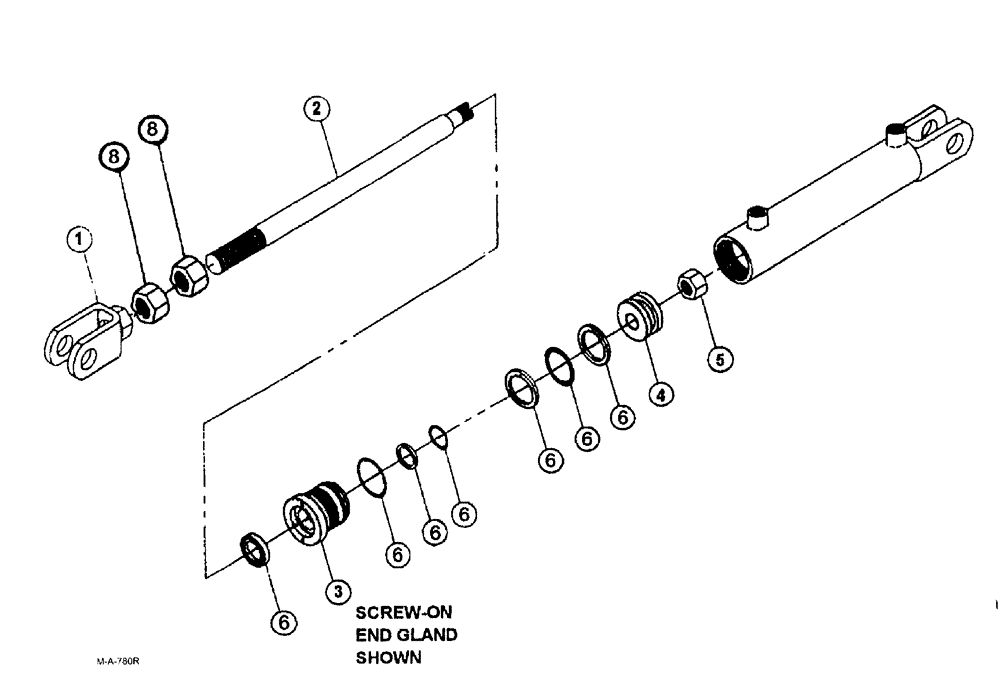 Схема запчастей Case IH SPX3185 - (07-007) - CYLINDERS - OUTER BOOM FOLD Cylinders